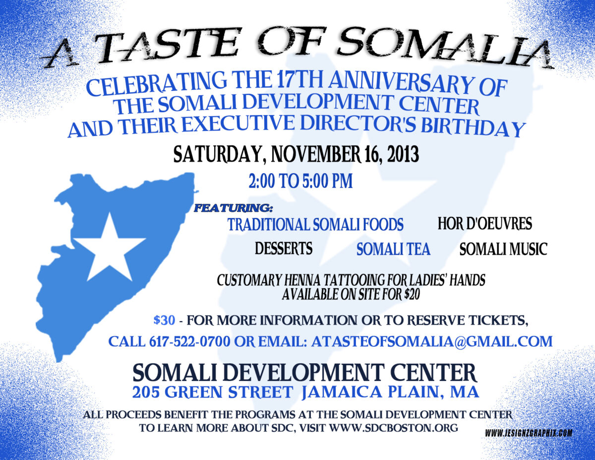 SDC 17th Anniversary – A Taste of Somalia